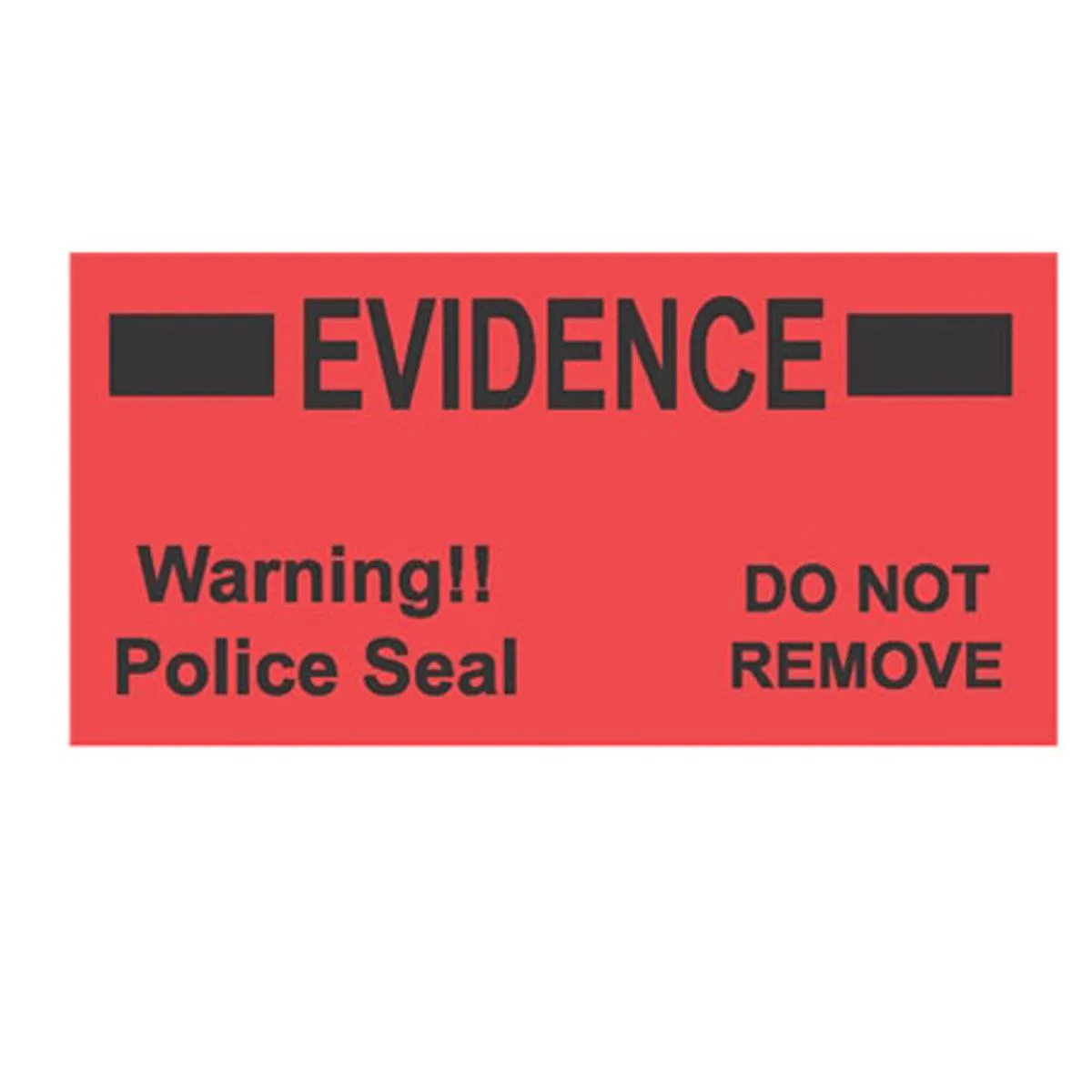 Sirchie Sirchie Evidence "Police Seal" Labels 1.5x3" Pack of 100 — product photo