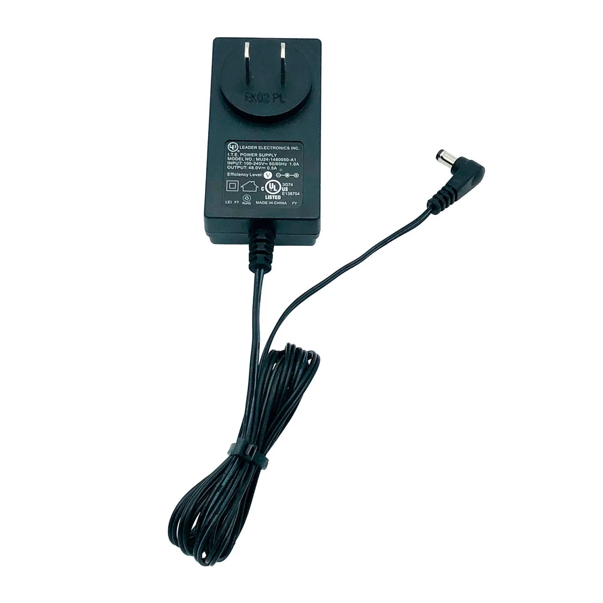 Lei Electronics Inc. Lei Electronics Inc. MU24-1480050-A1 24W 48V 0.5A power adapter — product photo