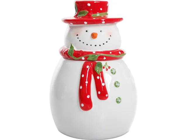 Gibson Overseas Gibson Overseas 113252.01 7.5in Snowman Cookie Jar Serveware — product photo