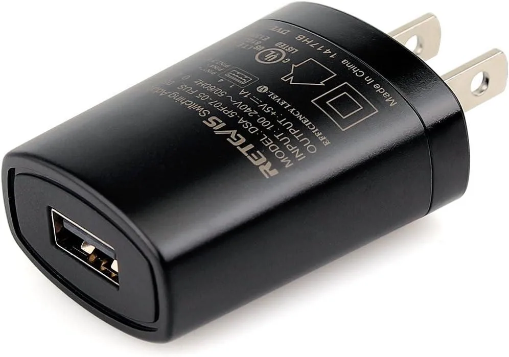 usbroway usbroway 5V 1A USB Charger Adapter for Retevis H-777 RT27 RT22 Retekess V-112 V-115 — product photo