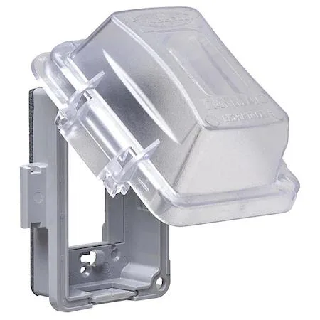 Hubbell Incorporated Hubbell Incorporated TAYMAC MM420C 1-Gang Weatherproof Cover Polycarbonate — product photo