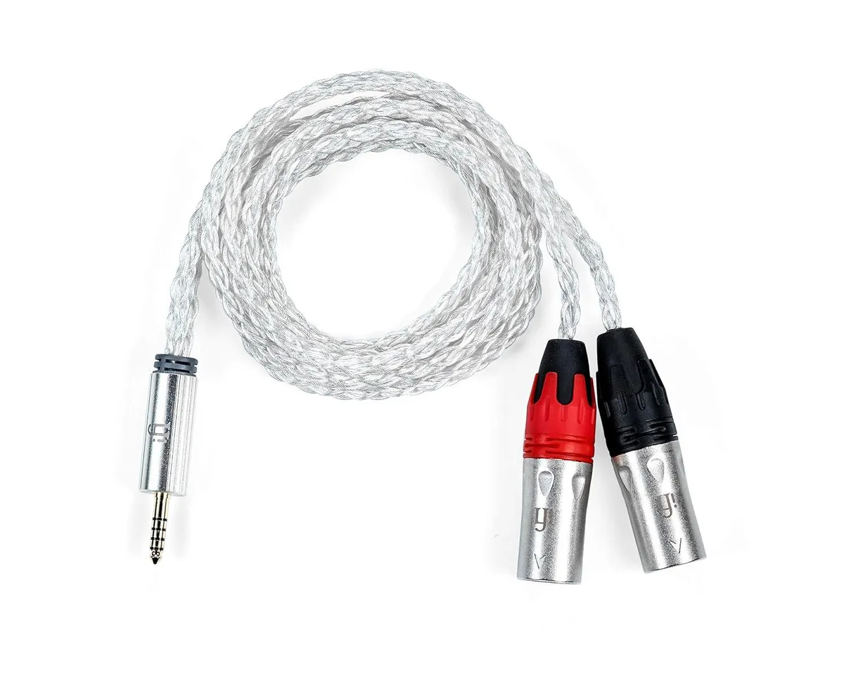 LORDWORLD LORDWORLD 4.4mm to XLR Balanced Aluminium Alloy Cable 1 metre — product photo