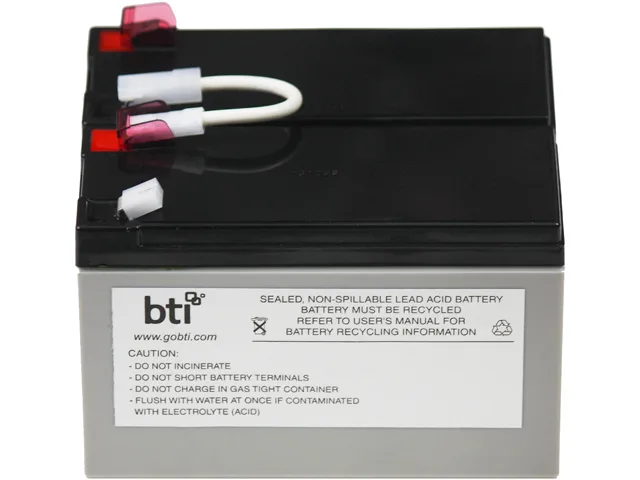 Battery Technology Inc. Battery Technology Inc. APCRBC109-SLA109 ups replacement battery 12V 9A 2 cells 11.32 lbs — product photo