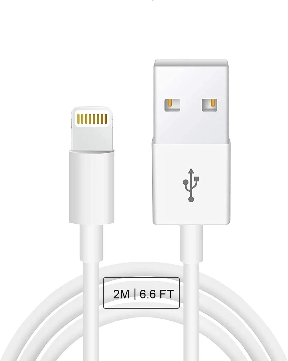 MCHOSE MCHOSE MFi Certified Lightning Cable 6.6 ft White — product photo