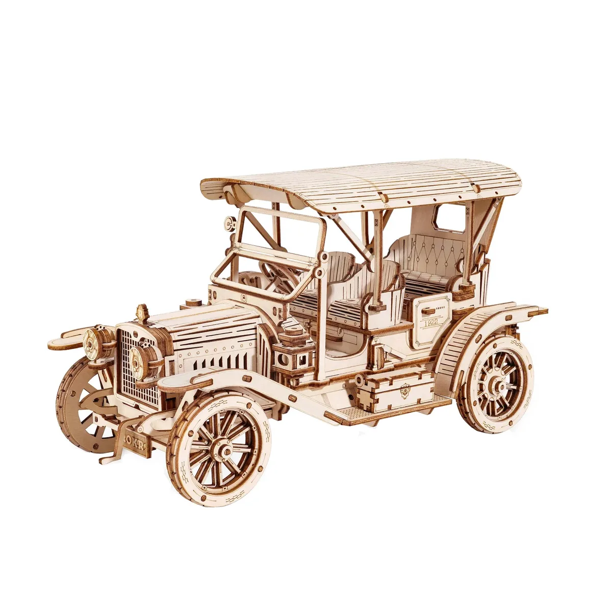 ROKR ROKR 296Pcs 3D Puzzle Vintage Car 1:15 Scale Wood Craft Kit stem toy — product photo