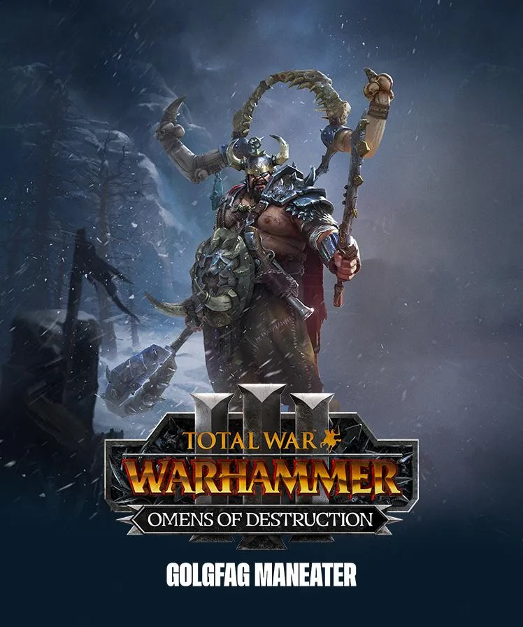 Sega Sega 82557 Total War: WARHAMMER III Golgfag Omens of Destruction downloadable game — product photo