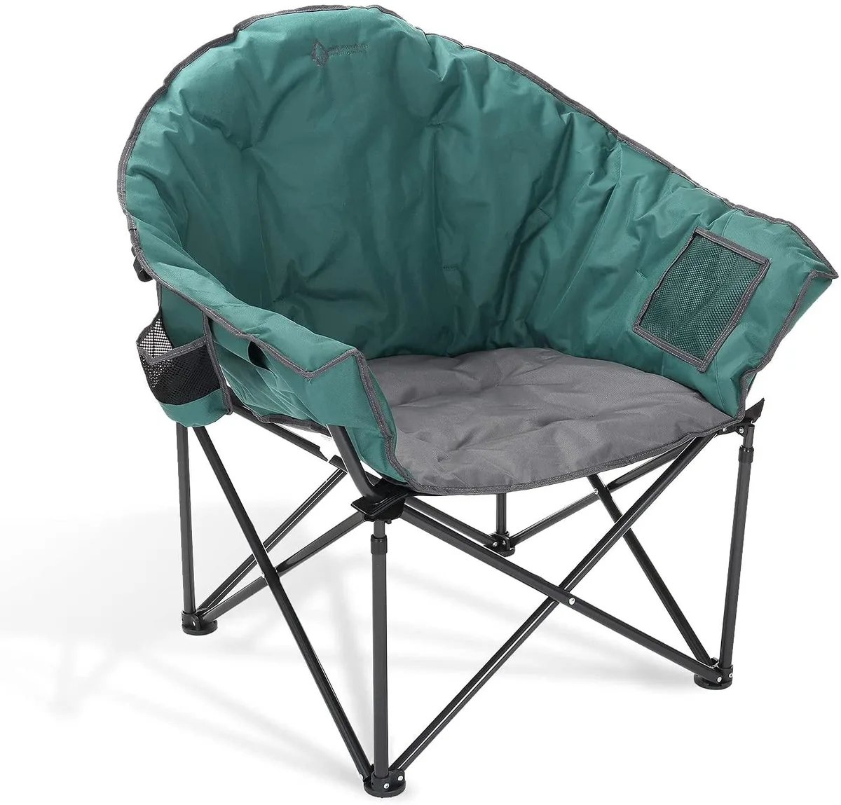 ARROWHEAD OUTDOOR ARROWHEAD OUTDOOR Oversized Heavy-Duty Club Folding Camp Chair Green — product photo
