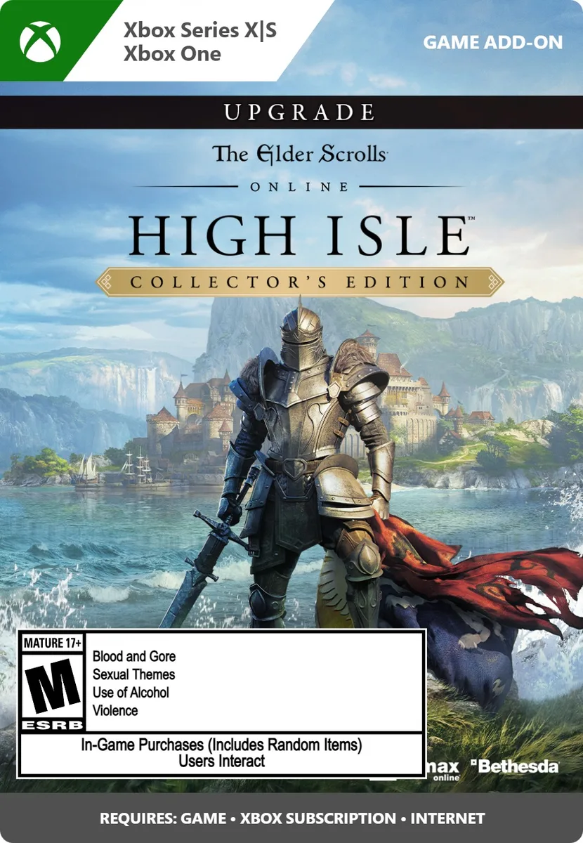 Bethesda Softworks Bethesda Softworks 7CN-00095 The Elder Scrolls Online: High Isle Collector's Edition Upgrade downloadable game — product photo