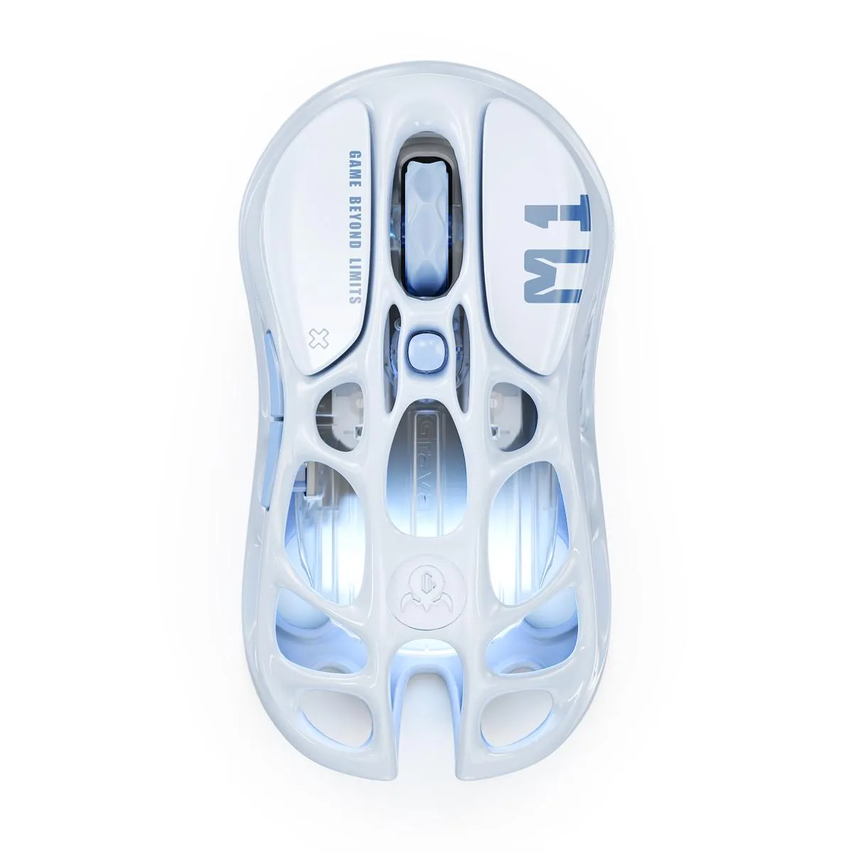 GravaStar GravaStar Mercury M1 Pro Ice Blue Gaming Mouse 26000 DPI 78g — product photo