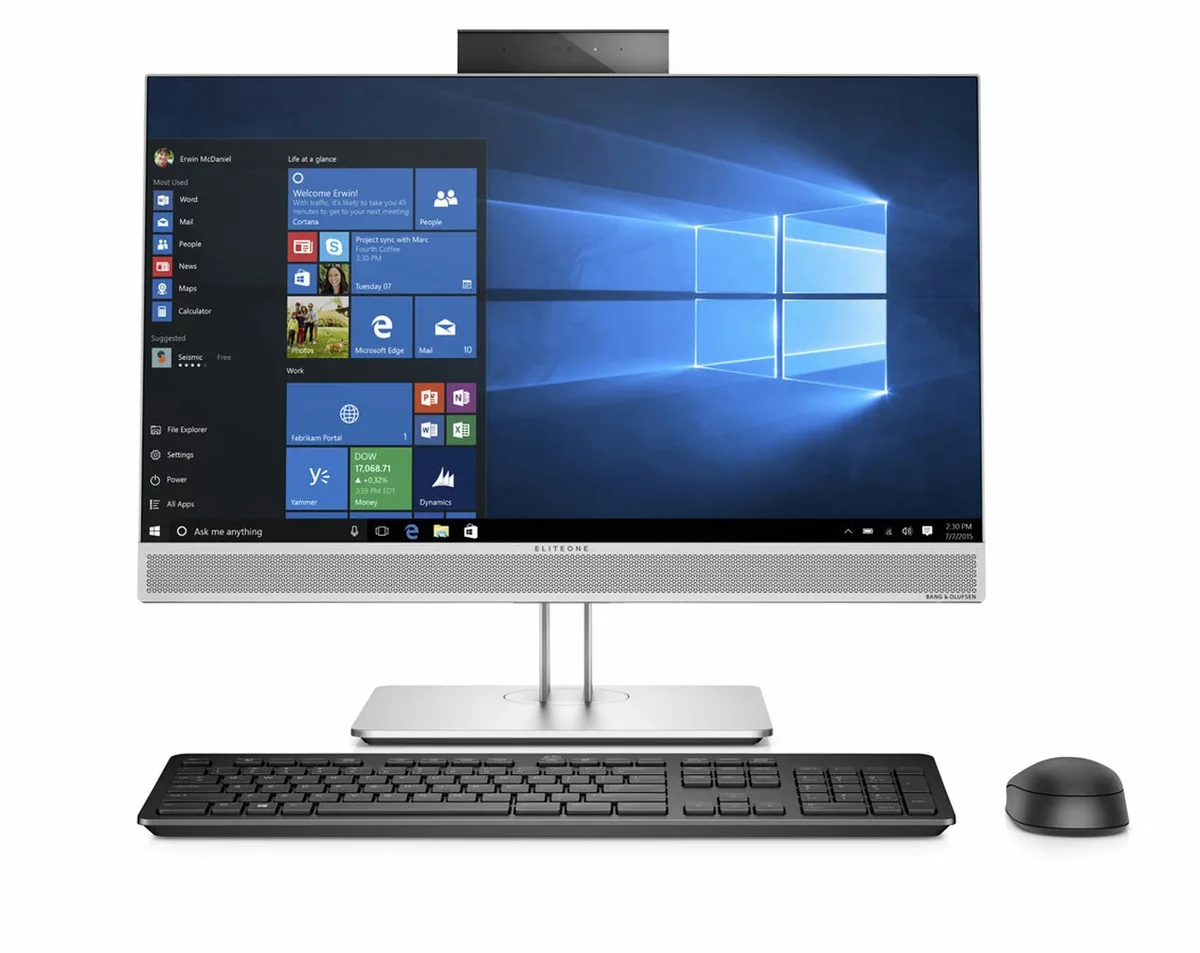 HP HP EliteOne 800 G3 23.8" FHD i5-6500 16 GB 256 GB + 1 TB all-in-one PC — product photo