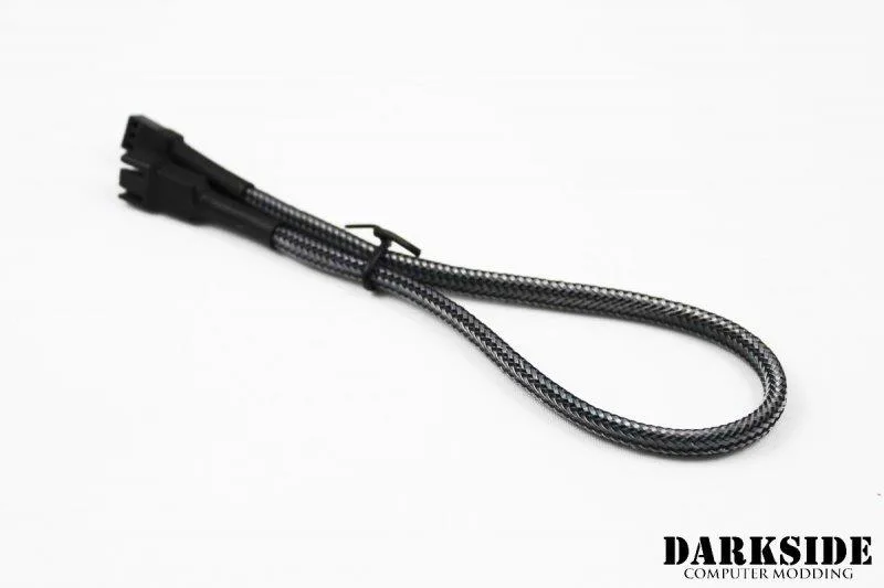 Darkside Computer Modding Darkside Computer Modding 3-Pin 30cm M/F Fan Sleeved Cable Graphite Metallic DS-0241 — product photo