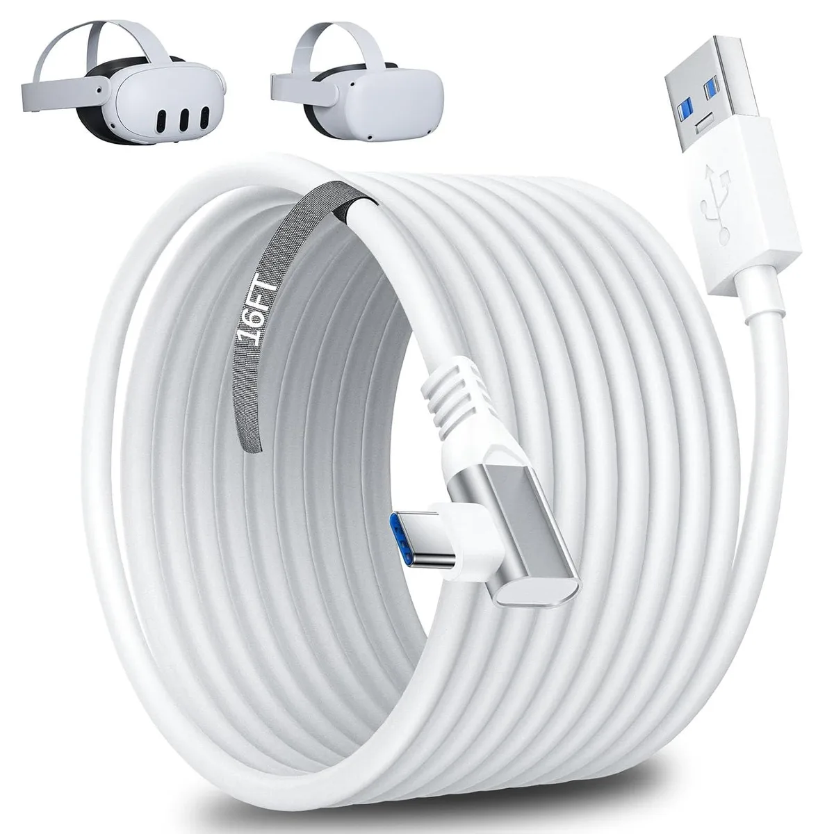 BFKK BFKK VR Link Cable 16FT USB 3.0 White — product photo