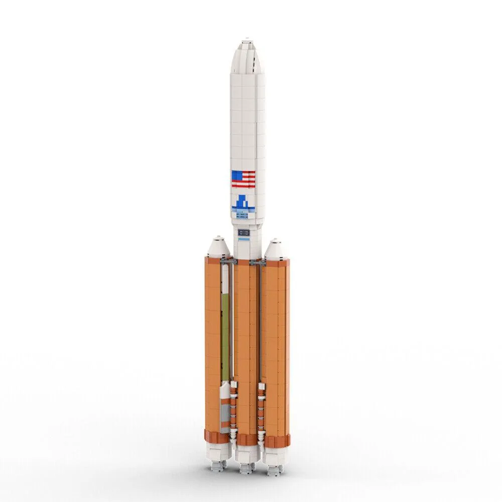 ZITIANYOUBUILD ZITIANYOUBUILD Rocket Payload Fairing Building Kit 1597 Pieces 1:110 Scale MOC — product photo