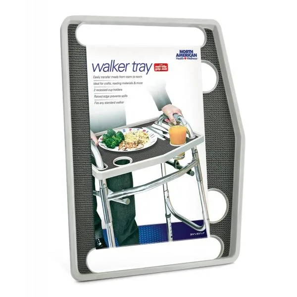 Jobar Jobar 25695 Home Health Care Walker Tray Gray 20.75x15.75 — product photo