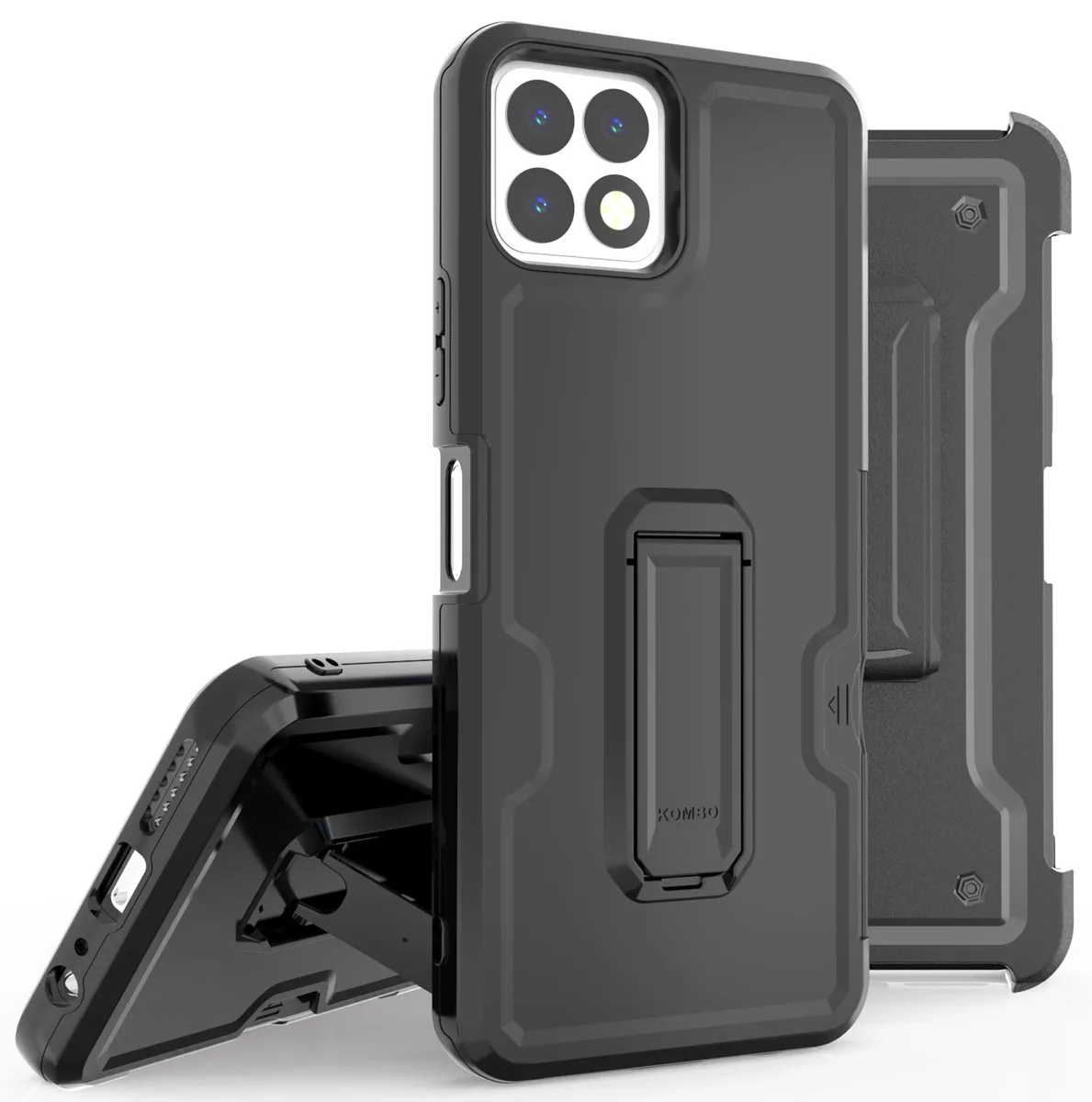 Nakedcellphone Nakedcellphone Kombo Case and Holster Black 6.9" 2022 — product photo