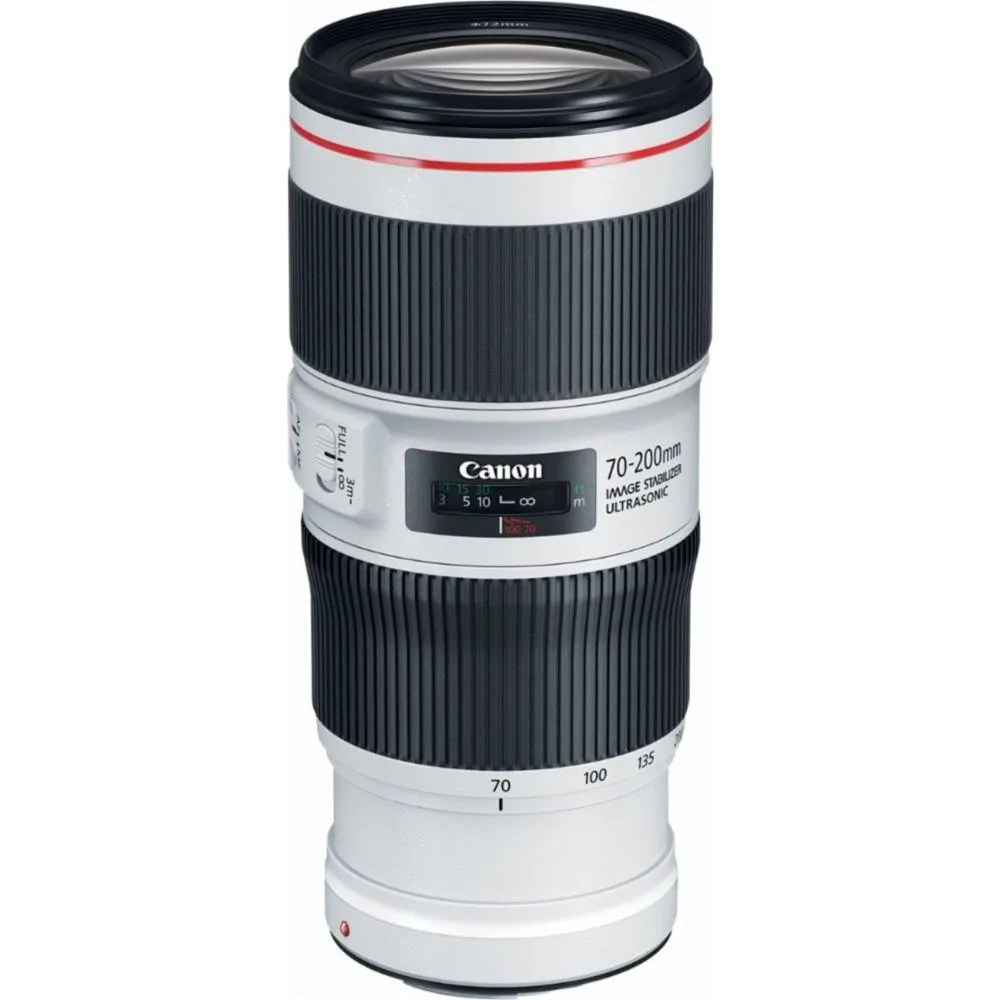 Canon Canon EF 70-200mm f/4L IS II USM telephoto zoom lens — product photo