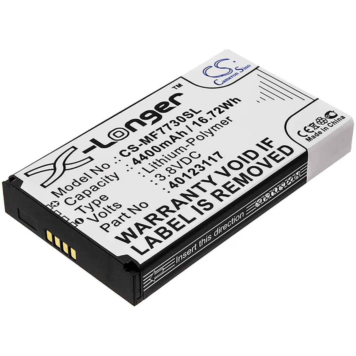 Cameron &amp; Co Cameron &amp; Co DS-CS-MF7730SL cell phone battery 4.4 Ah — product photo