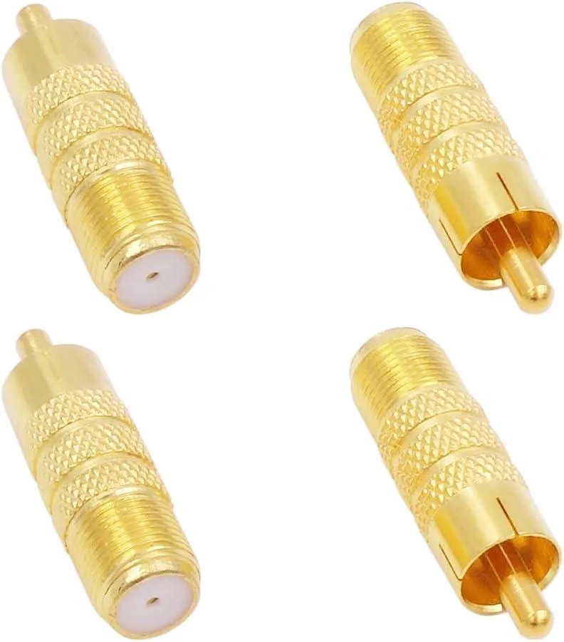 Boxwave Boxwave F Female to RCA Male 4-Pack Audio Adapter — product photo