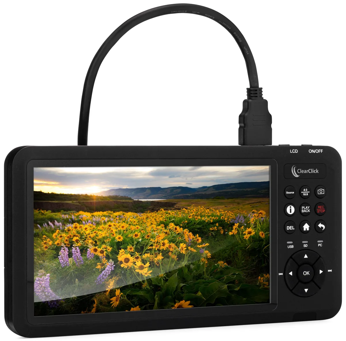ClearClick ClearClick HD Video Capture Box Ultimate 2.0 7" LCD 1080P60 USB 2.0 — product photo