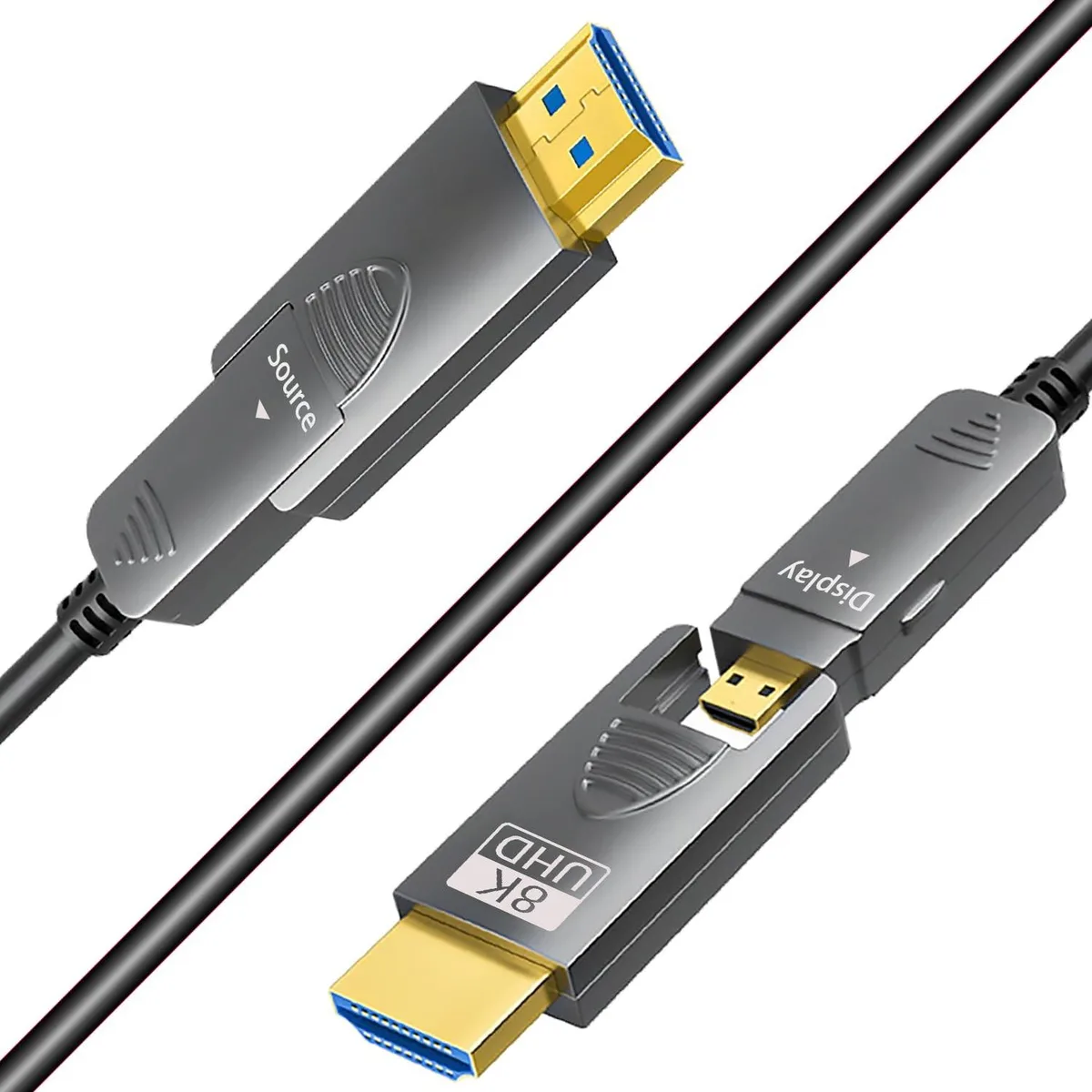 Astro Gaming Astro Gaming 125ft 8K Fiber Optic HDMI Cable 2 in 1 accessory — product photo