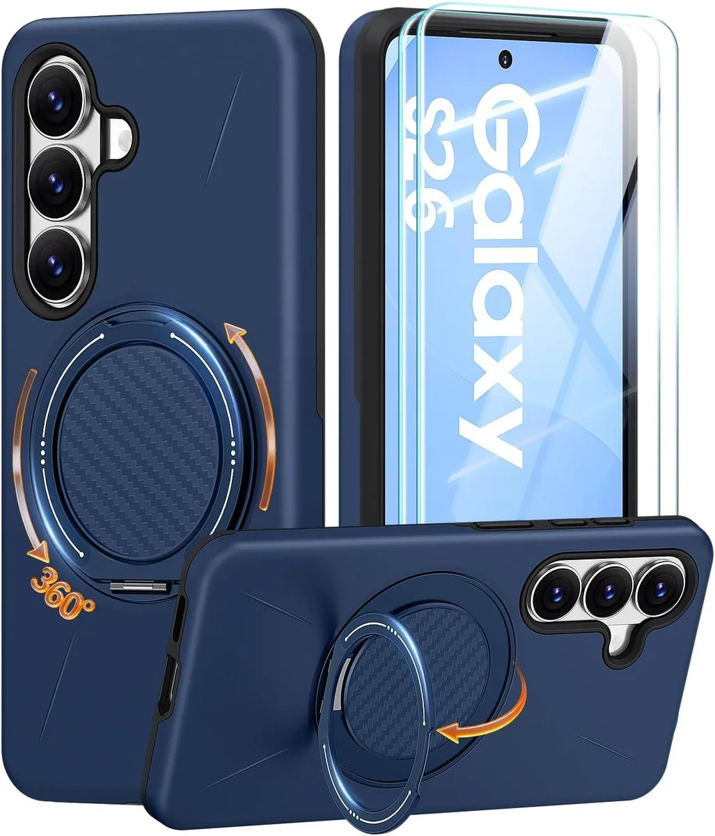 Transcend Transcend Galaxy S26 Case 6.3 Blue Ring Stand Dual Layer — product photo