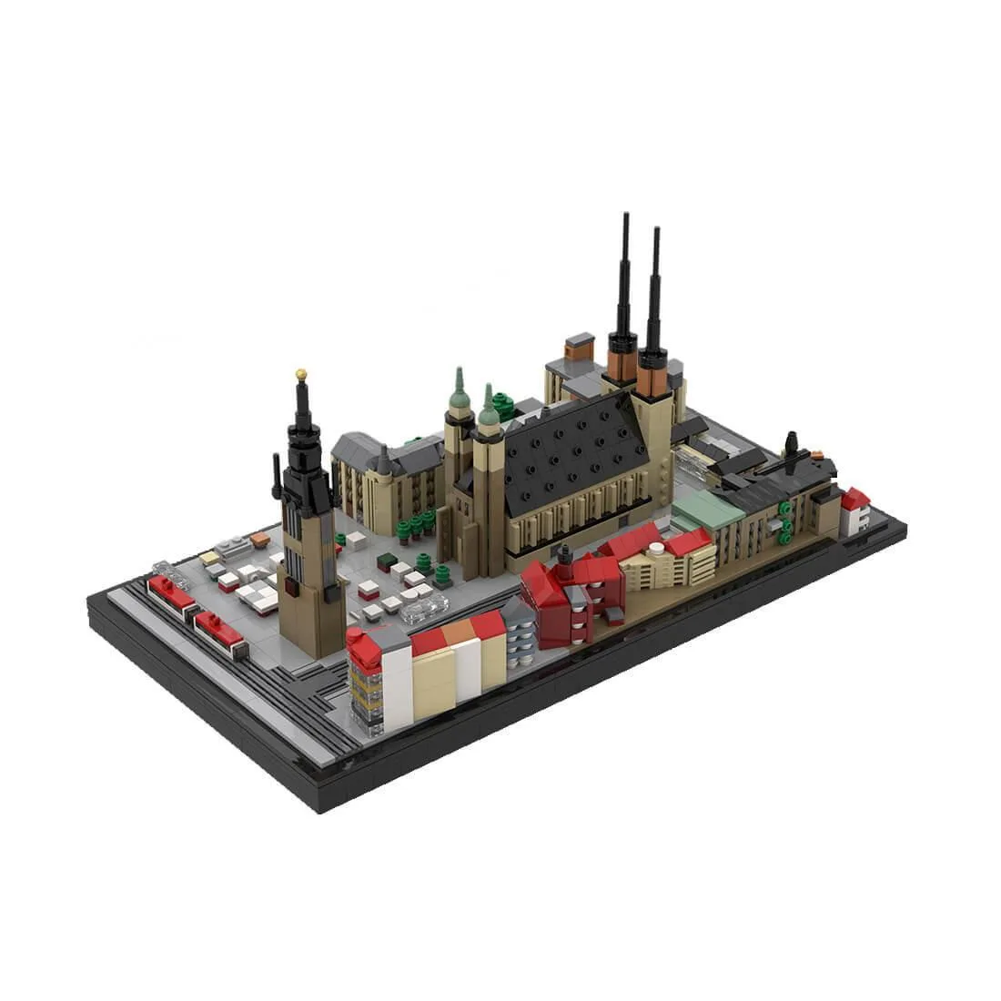 ZITIANYOUBUILD ZITIANYOUBUILD MOC-188589 1/500 Scale Germany City of Five Towers 2689PCS Educational Building Set — product photo