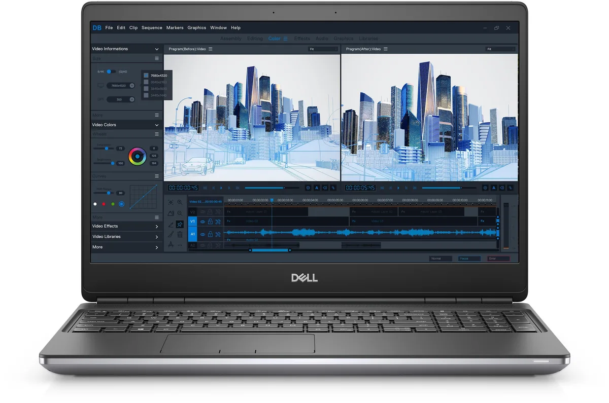 DELL DELL Precision 7560 laptop 15.6" Touch i7-11800H 32GB 256GB RTX A2000 — product photo