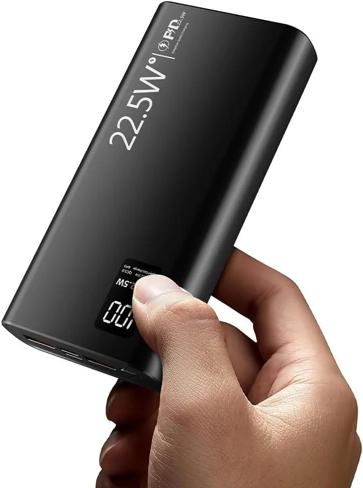 WOOJONG WOOJONG 20000mAh 22.5W Power Bank Black — product photo