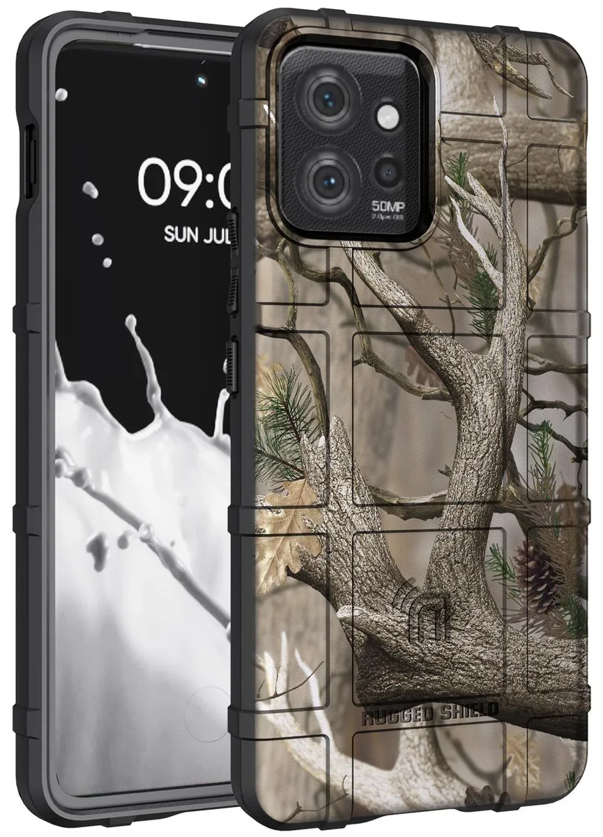 Nakedcellphone Nakedcellphone Special Ops Rugged Shield Case for Motorola ThinkPhone 2023 Outdoor Bush Camo — product photo