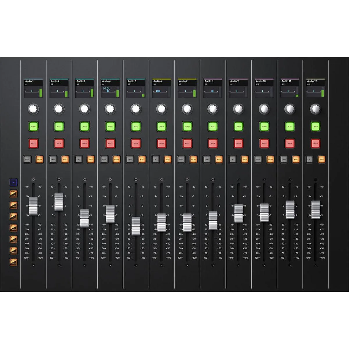 Blackmagic Design Pty. Ltd. Blackmagic Design Fairlight Console Channel Fader 12 motorized faders — product photo