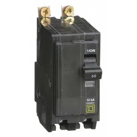 SQUARE D SQUARE D QOB250 50A 2 Pole 120/240V AC Bolt On circuit breaker — product photo
