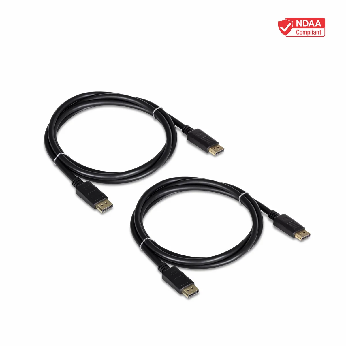 TRENDnet TRENDnet TKDP062 displayport cable 2-pack 6 ft 1.2 2560x1440 144Hz — product photo