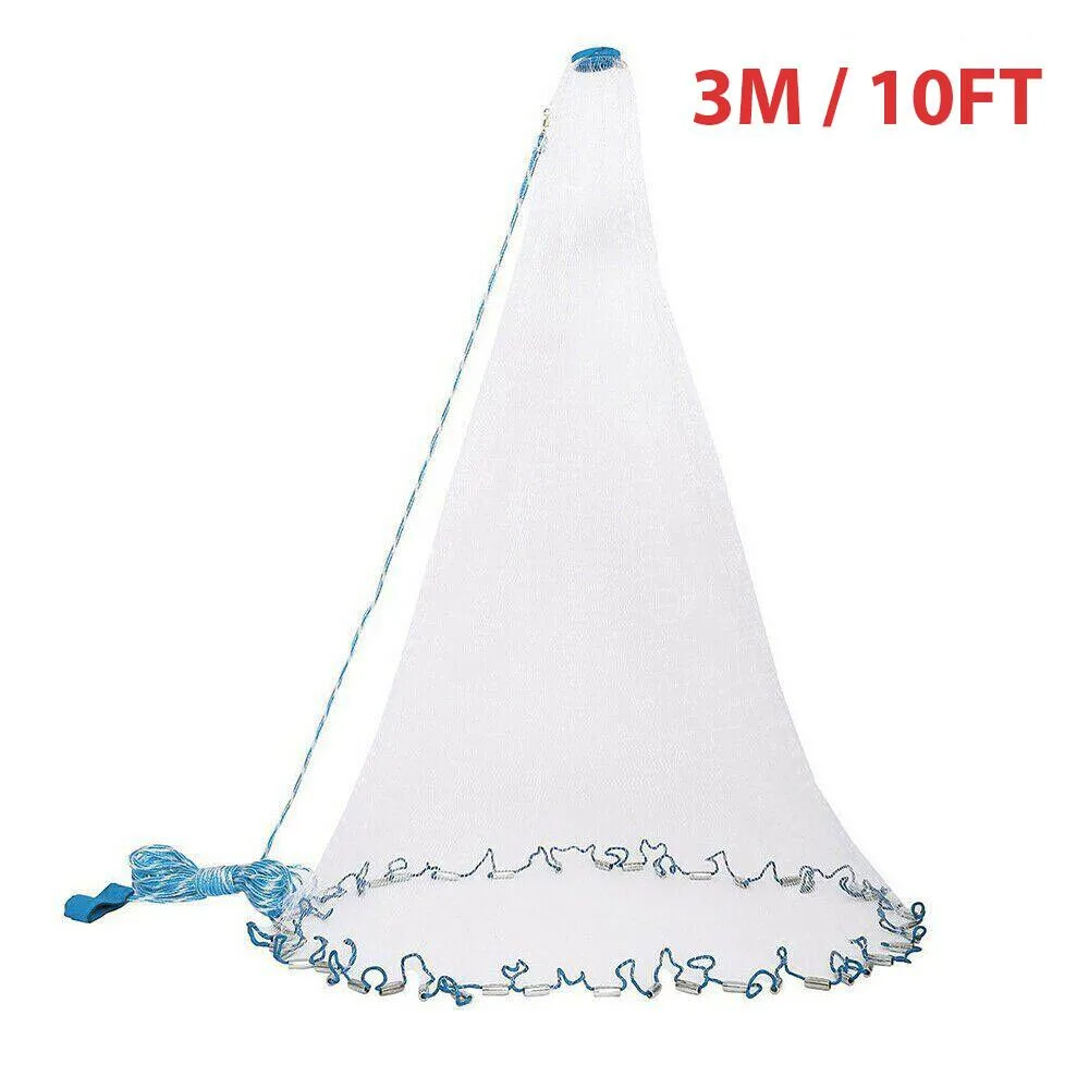 The Perfect Part The Perfect Part Easy Cast Fishing Net 3M/10FT 3-Pack — product photo