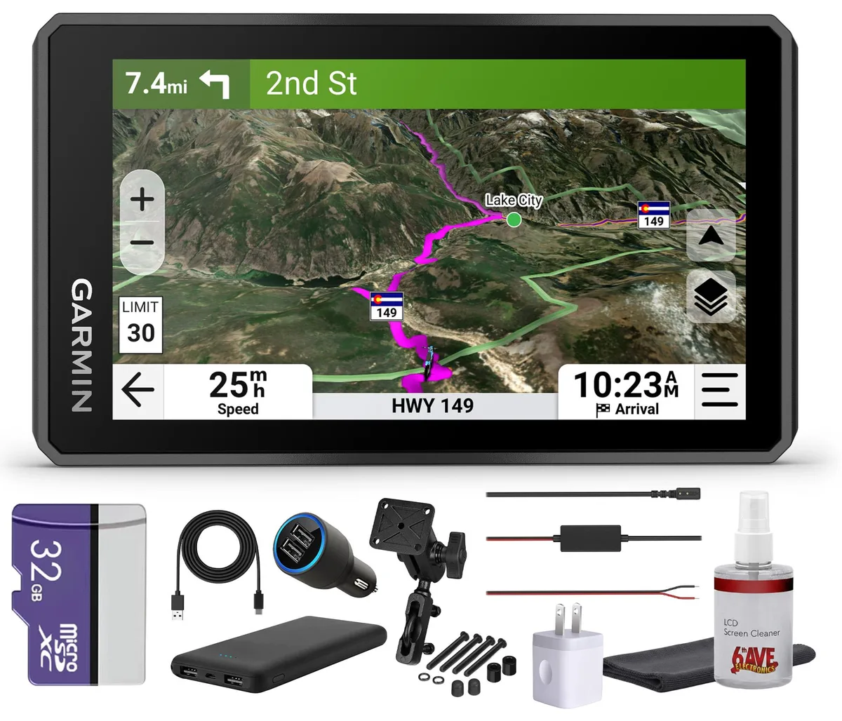 Garmin Garmin zmo XT3 4.7" Waterproof Motorcycle GPS Navigation — product photo