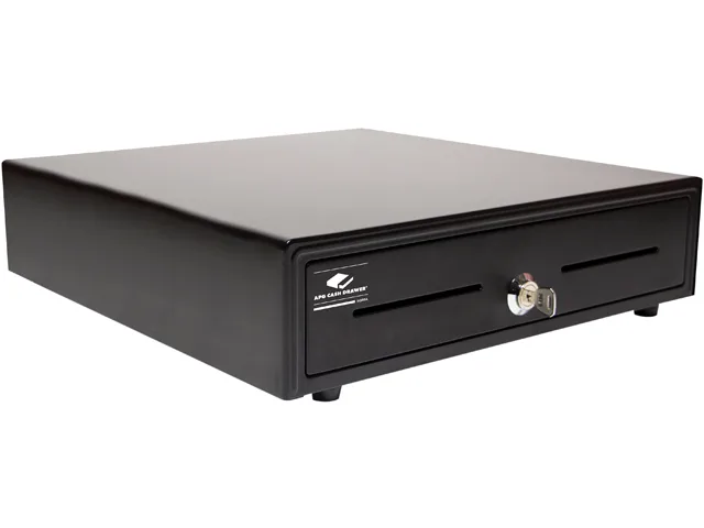 APG Cash Drawer APG Cash Drawer EKDS320-1-B330-A10 Arlo 330 Black 13.2 x 13.5 in — product photo