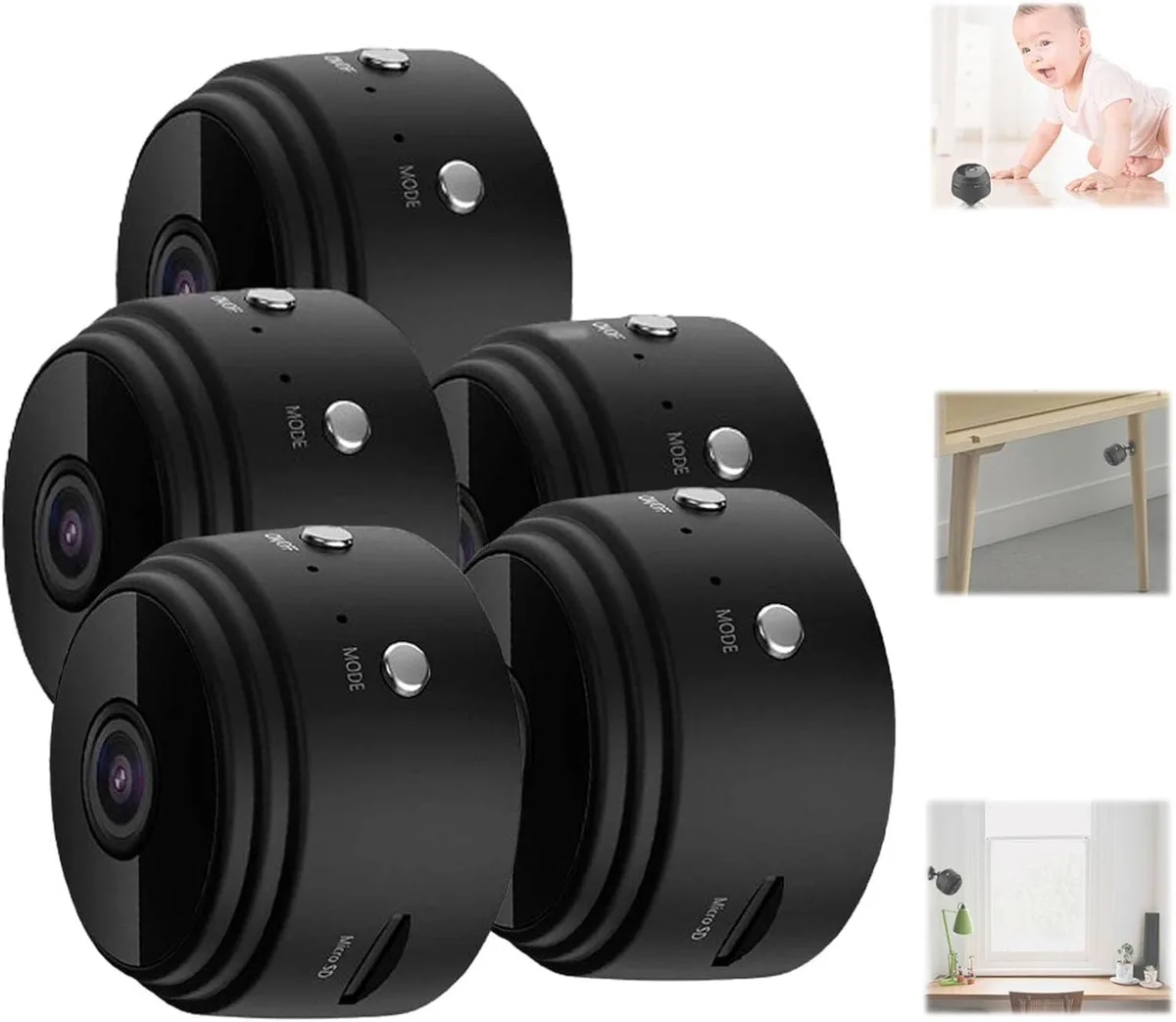NaSR NaSR Mini Magnetic Security Camera 1080p 2024 — product photo