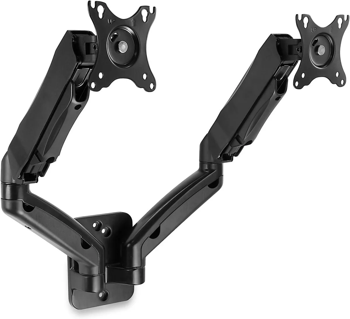 PISKEKAT PISKEKAT Dual Monitor Wall Mount Server Rack 27" 75x75 100x100 VESA — product photo
