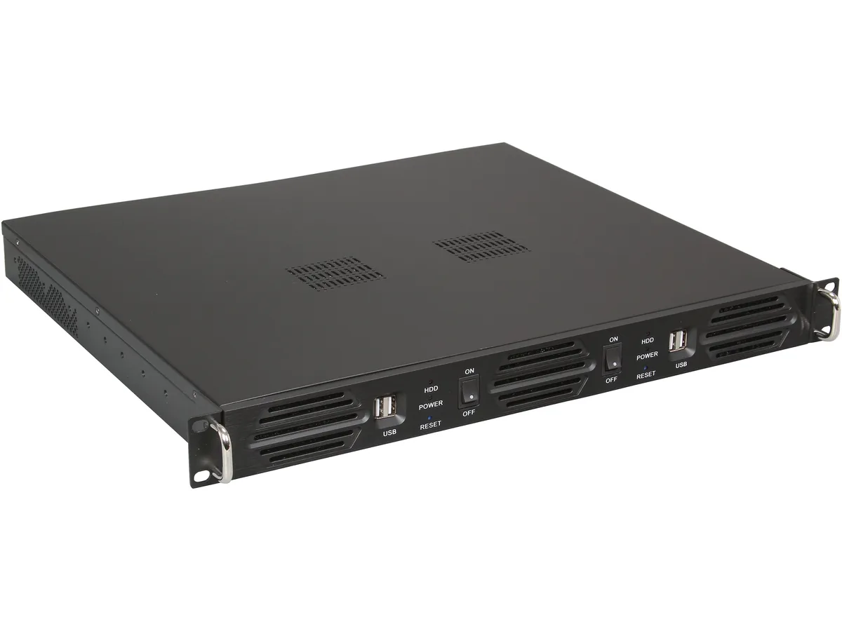 Athena Power Athena Power RM-1U100DD308 1U Rackmount Server Chassis 300W Bronze — product photo