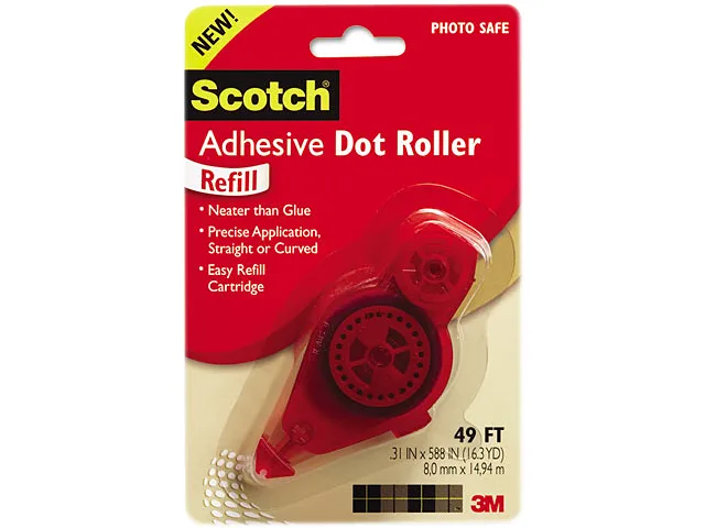 3M 3M 6055R Scotch Adhesive Dot Refill 49ft — product photo