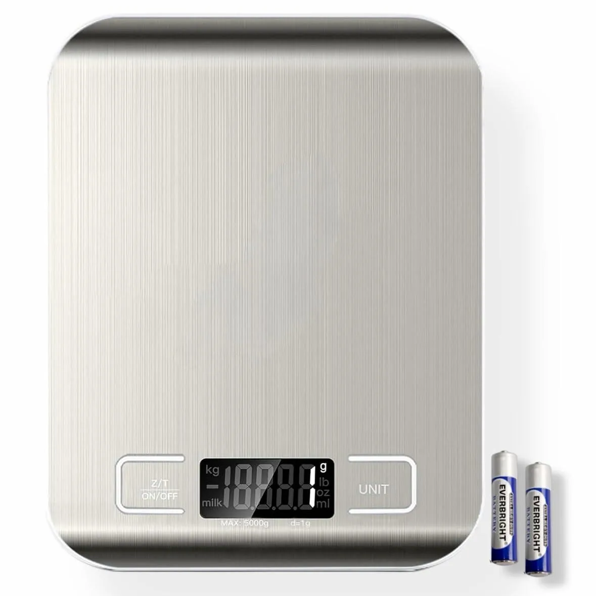  Generic MC202301 Digital Kitchen Scale 1g Precision Stainless Steel LCD Tare Compact — product photo
