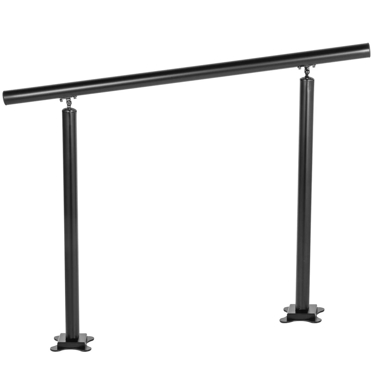 VEVOR VEVOR LZHS-3FT 3 ft Adjustable Stair Railing Kit 1-3 Steps Black Aluminum — product photo