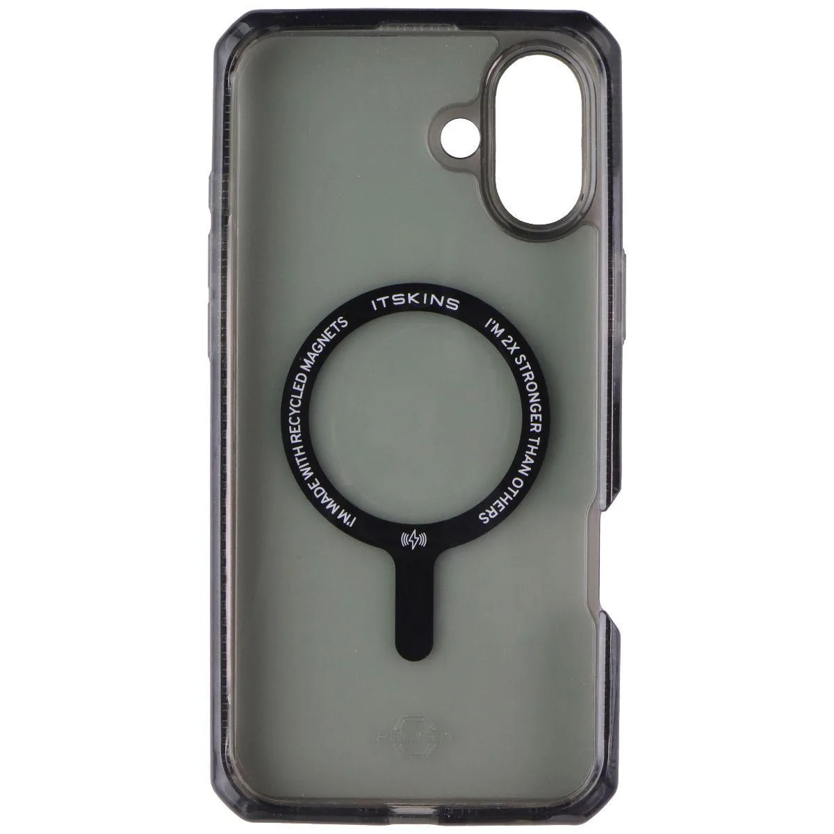 ITSKINS ITSKINS Hybrid_R Vapor MagSafe Case iPhone 16 Plus Smoke — product photo