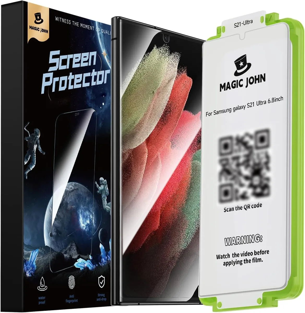 NuoTo NuoTo Screen Protector 2 Pack Galaxy S21 Ultra 6.8 inch — product photo
