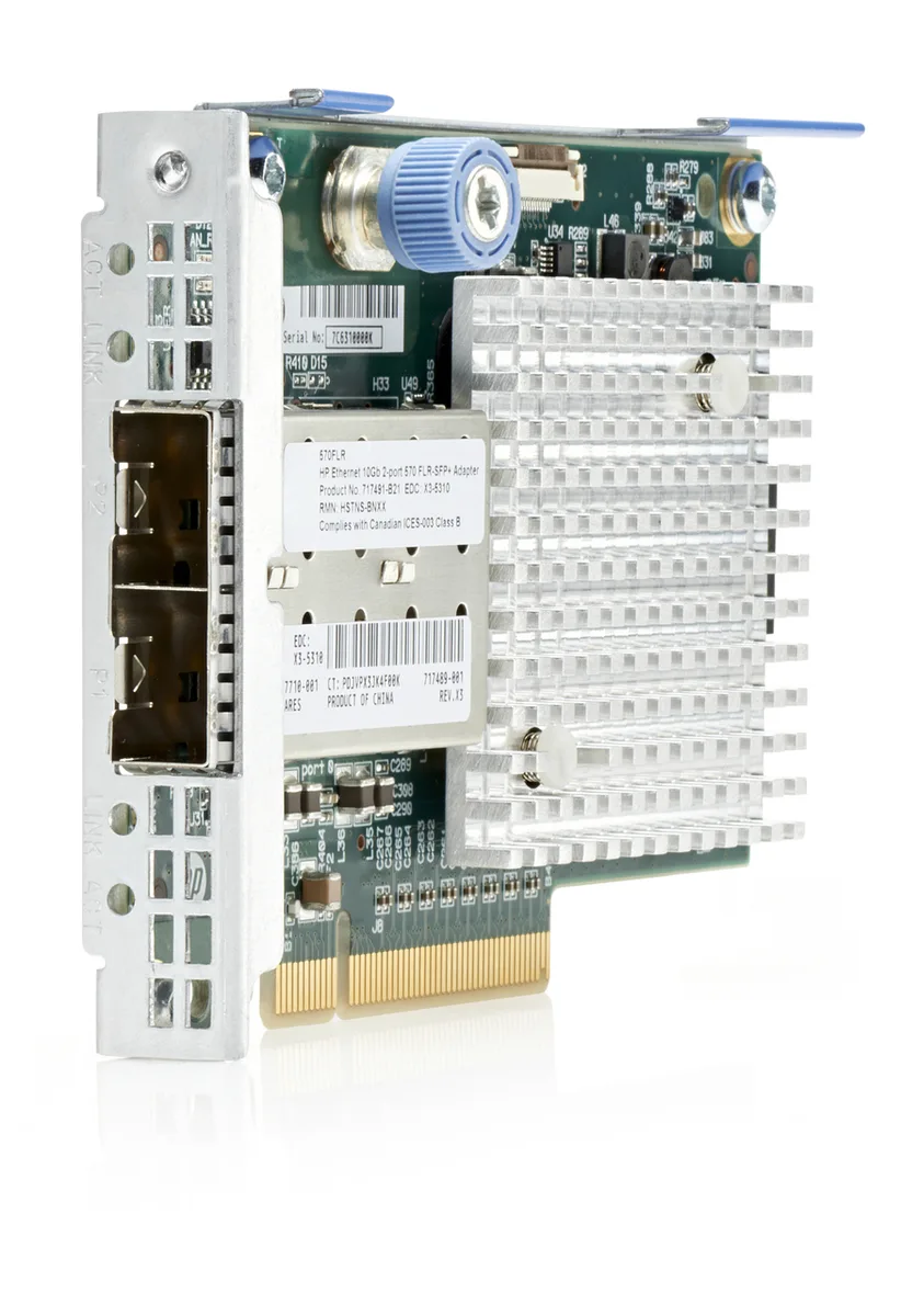 HPE HPE 554FLR-SFP 10Gb 2-Port FlexibleLOM network card — product photo