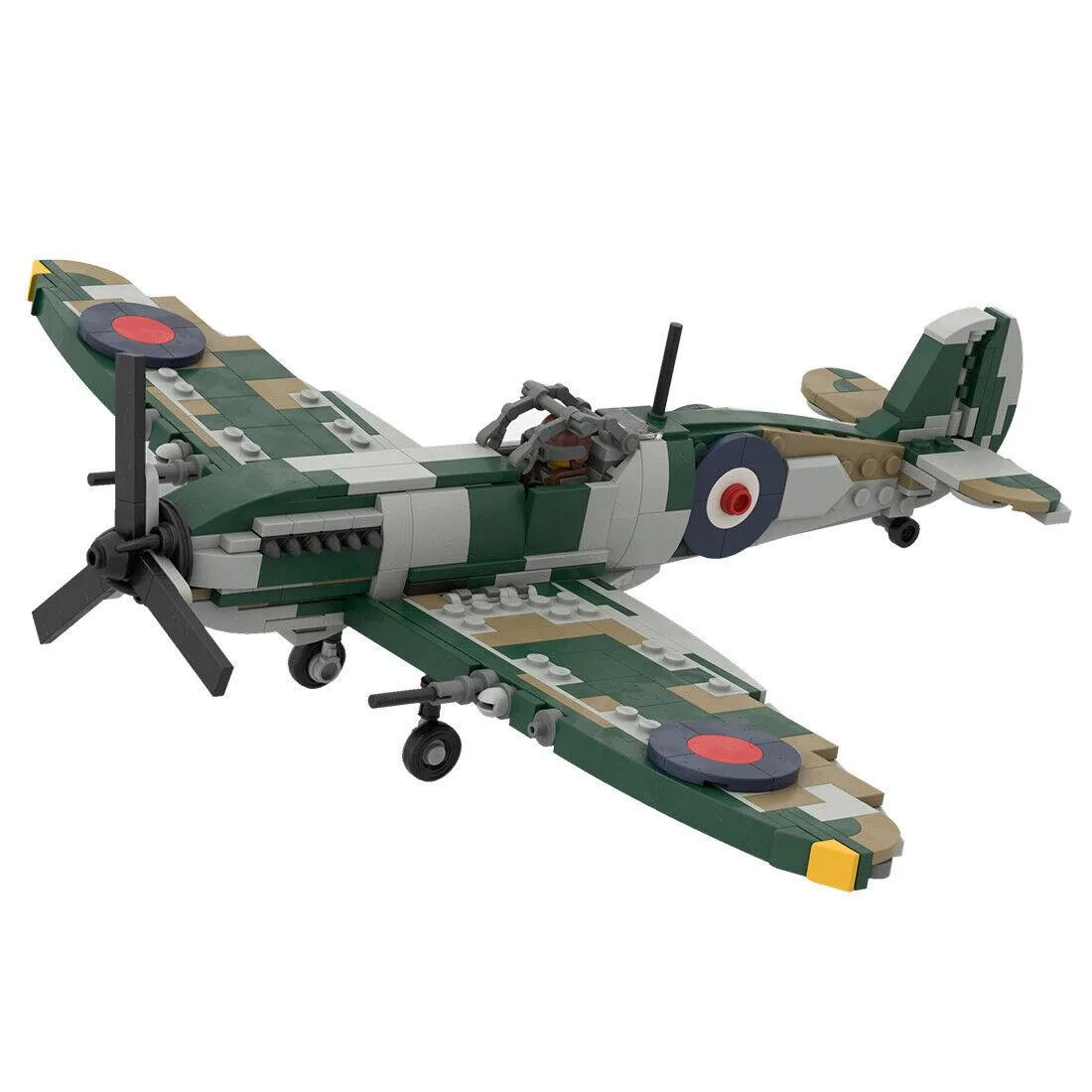 ZITIANYOUBUILD ZITIANYOUBUILD MOC-125320 Supermarine Spitfire 454 Parts Educational Building Set — product photo