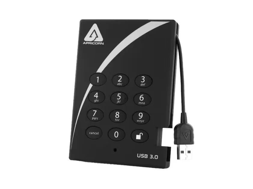 Apricorn Apricorn Aegis Padlock 512 GB portable SSD A25-3PL256-S512 — product photo