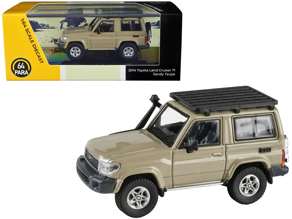 Paragon Paragon 2014 Toyota Land Cruiser 71 SWB 1/64 Sandy Taupe Brown — product photo