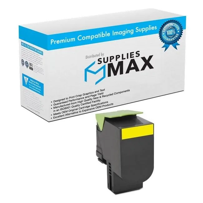 SuppliesMax SuppliesMax C540H2YGX Yellow Jumbo High Yield Toner Cartridge 6000 Pages — product photo