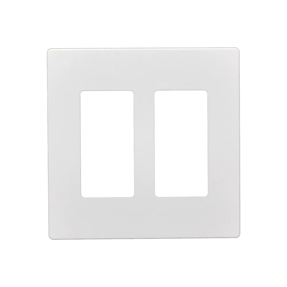 Logico Logico 2-Gang Screwless Snap-On Wall Plate White 25pcs — product photo