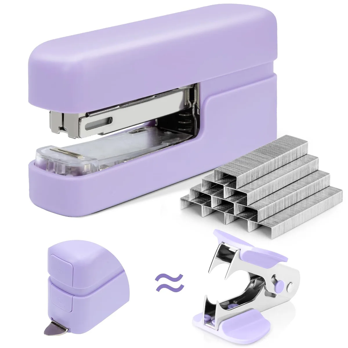  Deli 24/6 Stapler 40 Sheet Purple — product photo